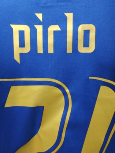 майка сборной Италии №21 Pirlo ретро 2006 полиэстер 100%