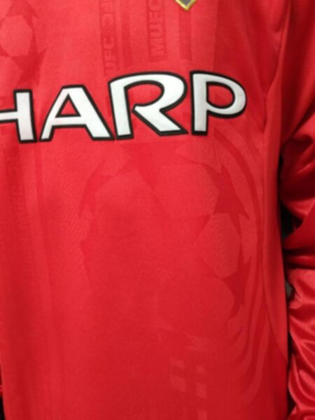 майка Manchester United 1999  ретро  длинный рукав   полиэстер 100%