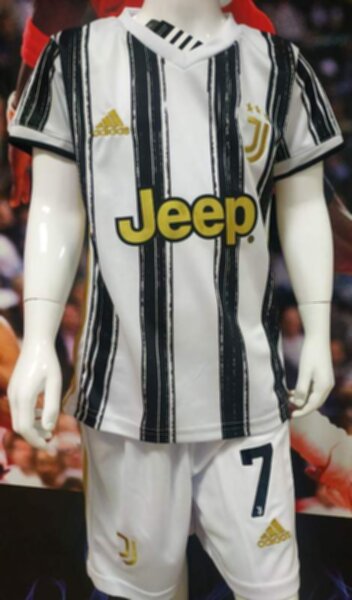 форма Juventus детская №7 Ronaldo  2020-2021 домашняя полиэстер 100%