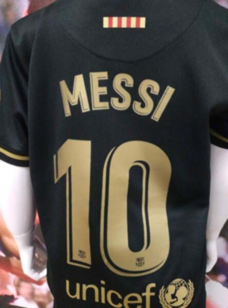 форма детская Barcelona   №10 MESSI 2020-2021 гостевая полиэстер 100% 