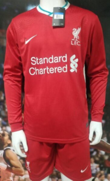форма Liverpool  длинный рукав  2020-2021  домашняя