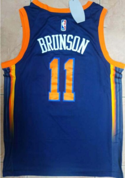 майка баскетбольная New York Knicks №11 BRUNSON Nike,полиэстер 100% nike