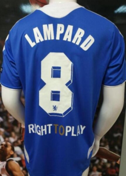 майка Chelsea №8 Lampard  2012  ретро   полиэстер 100%