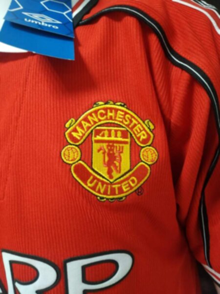 майка Manchester United №7 Beckham 1998   ретро  полиэстер 100%