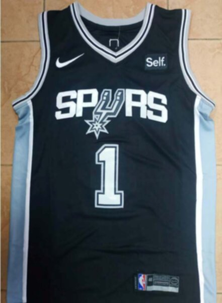 майка баскетбольная San Antonio Spurs №1 Wembanyama Nike,полиэстер 100%