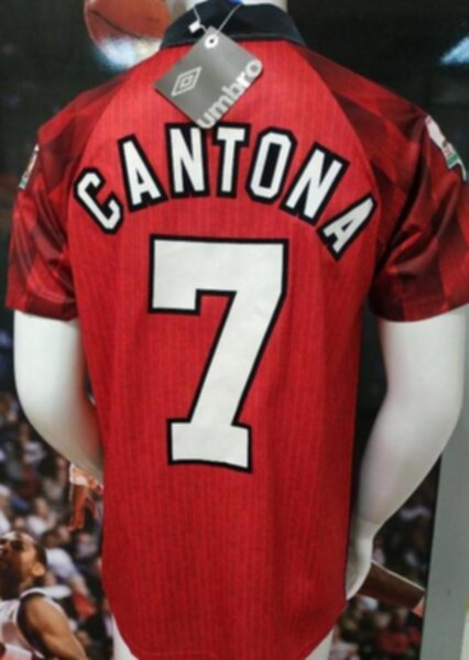 майка Manchester United №7 Cantona 1996-1998   ретро  полиэстер 100%