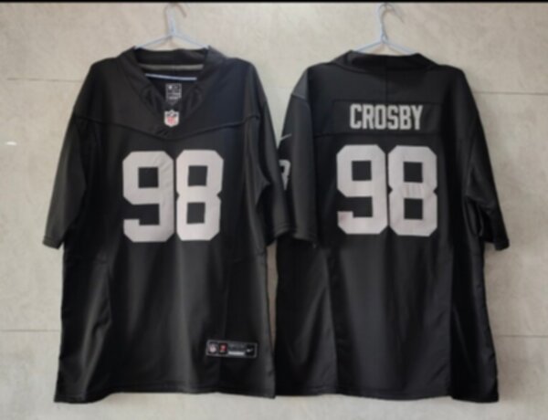 майка для американского футбола Las Vegas Raiders №98 Crosby