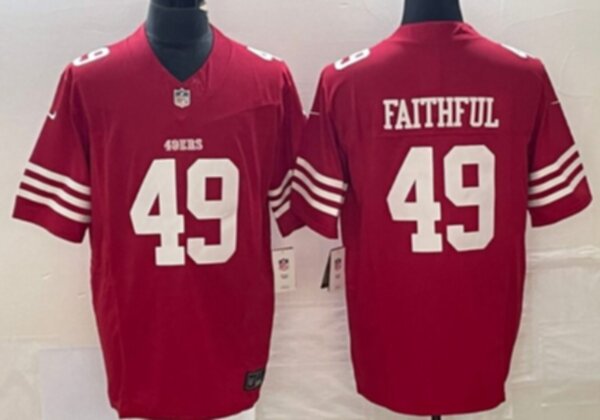 майка для американского футбола San Francisco 49ers №49 FAITHFUL
