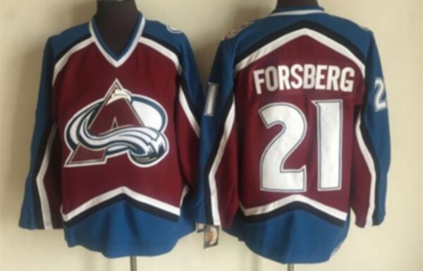 свитер хоккейный Colorado Avalanche №21 FORSBERG  adidas