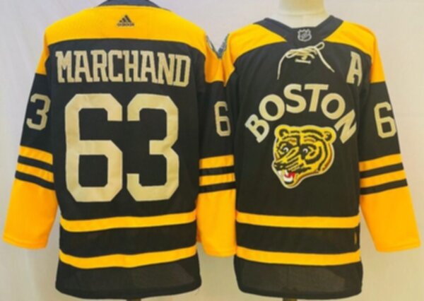 свитер хоккейный Boston Bruins №63 MARSHAND adidas