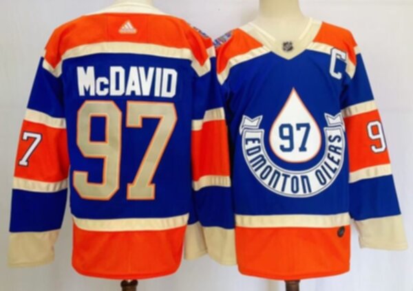 свитер хоккейный Edmonton Oilers №97 McDAVID  adidas
