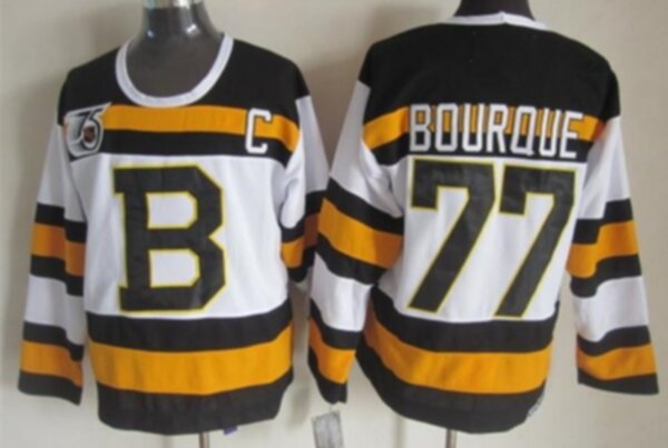 свитер хоккейный Boston Bruins №77 BOURQUE  adidas 