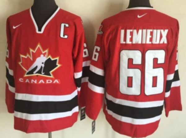 свитер хоккейный Canada №66 LEMIEUX