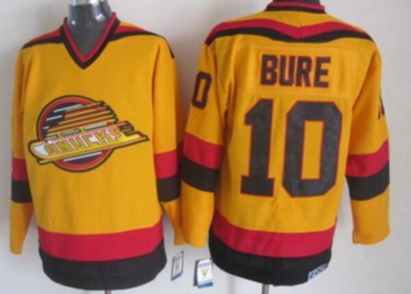 свитер Vancouver Canucks №10 BURE