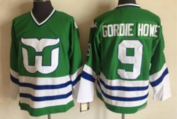 свитер хоккейный  Hartford Whalers №9 GORDIE HOWE