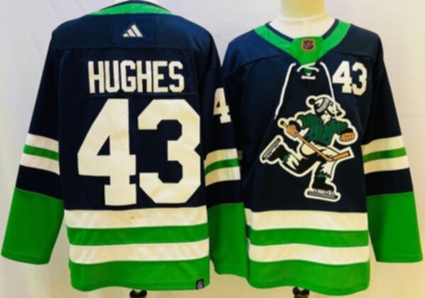свитер Vancouver Canucks №43 HUGHES  adidas