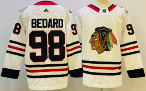 свитер хоккейный Chicago Blackhawks №98 BEDARD  adidas