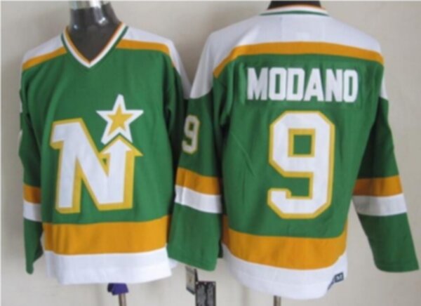 свитер хоккейный  Minnesota Nord Stars №9 MODANO adidas