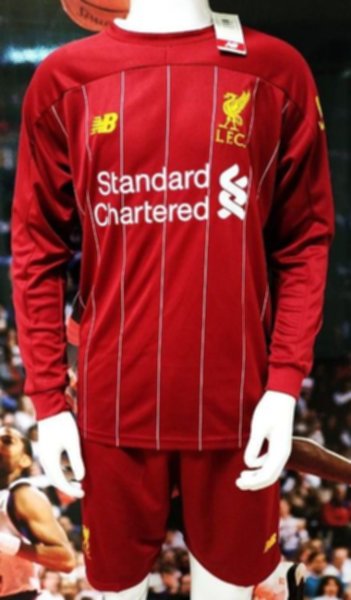 форма Liverpool  длинный рукав  2019-2020  домашняя