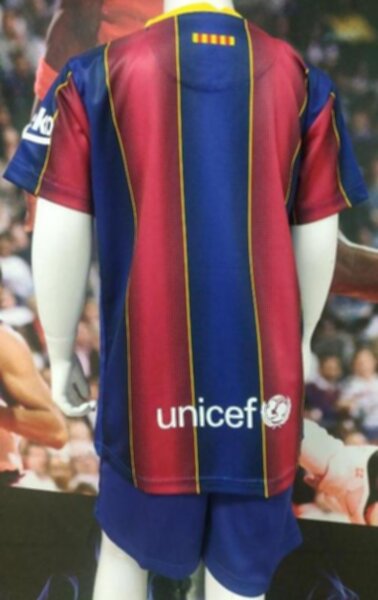 форма детская Barcelona  2020-2021  домашняя