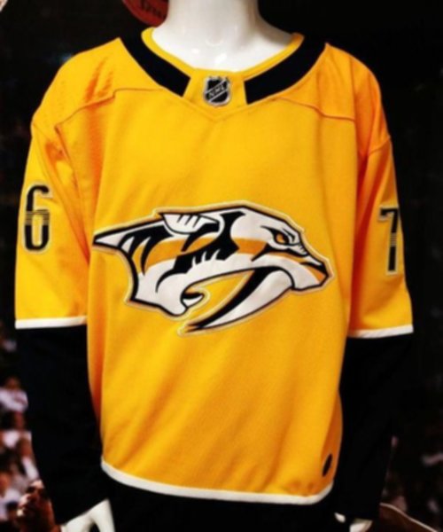 свитер хоккейный Nashville Predators №76 SUBBAN  adidas