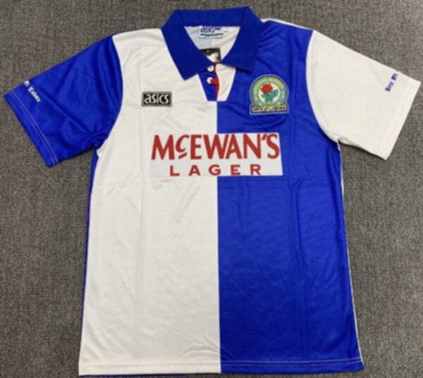 майка Blackburn Rovers 1994-1995, ретро,полиэстер 100%