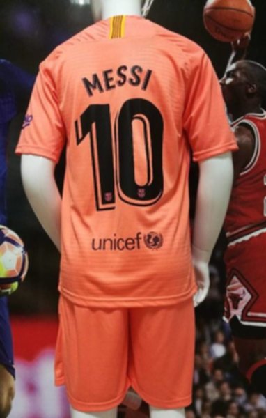 форма Barcelona №10 MESSI  резервная   2018-2019