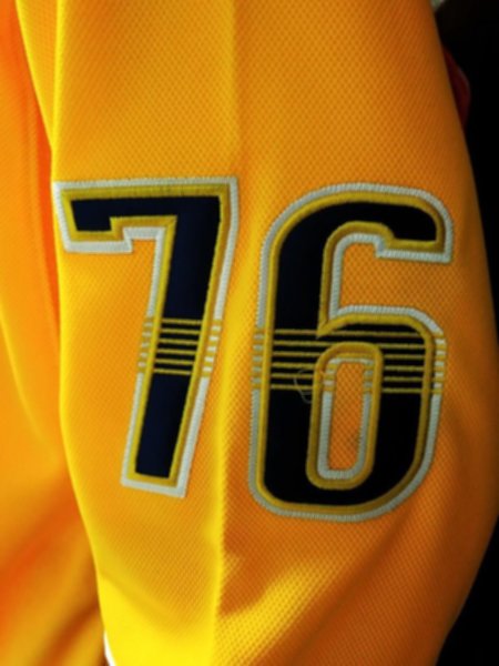 свитер хоккейный Nashville Predators №76 SUBBAN  adidas