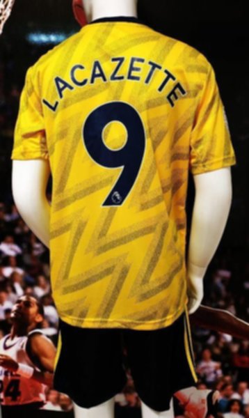 форма Arsenal №9 LACAZETTE  2019-2020  гостевая