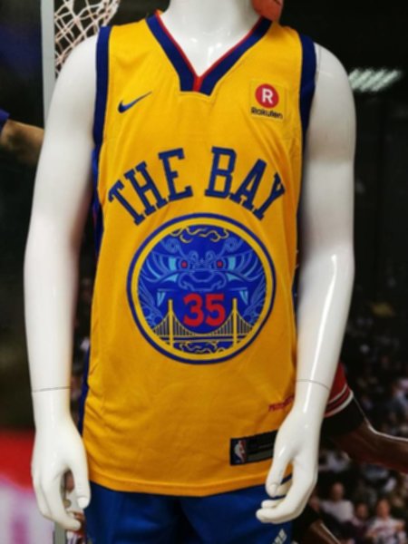 майка баскетбольная Golden State Warriors №35 DURANT nike 