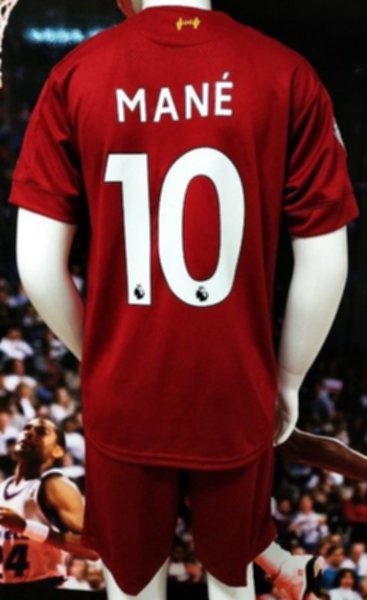 форма Liverpool №10 MANE 2019-2020  домашняя
