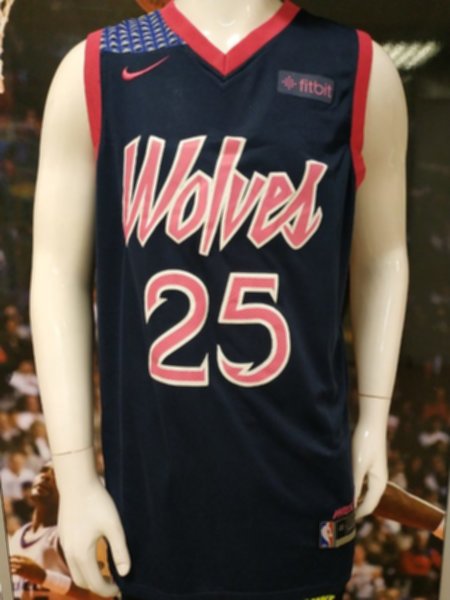 майка баскетбольная Minnesota Timberwolves №25 ROSE  nike