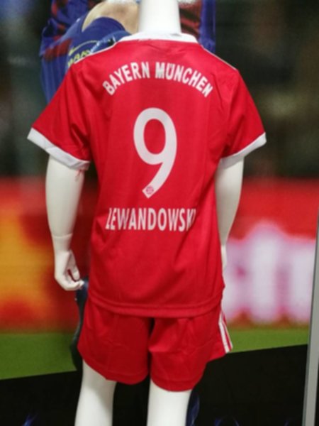 форма детская Bayern Munchen №9 LEWANDOVSKI  2017-2018 