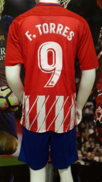 форма Atletico Madrid №9 F.TORRES домашняя  2017-2018
