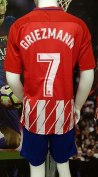 форма Atletico Madrid №7 GRIEZMANN  2017-2018  домашняя