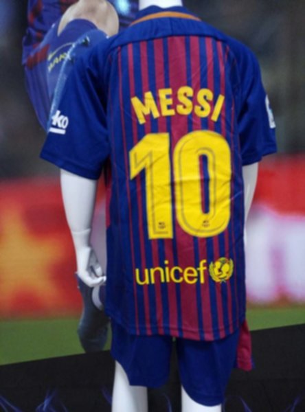 форма детская Barcelona №10 MESSI  домашняя  2017-2018