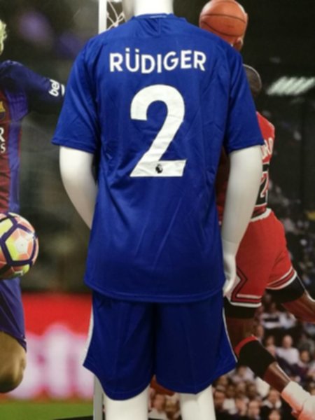 форма Chelsea №2 RUDIGER  домашняя  2017-2018