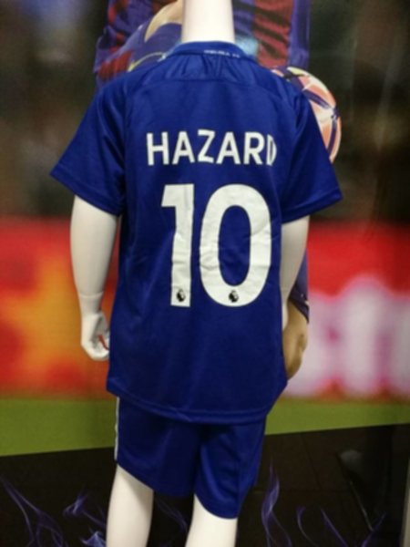 форма детская Chelsea №10 HAZARD  домашняя  2017-18