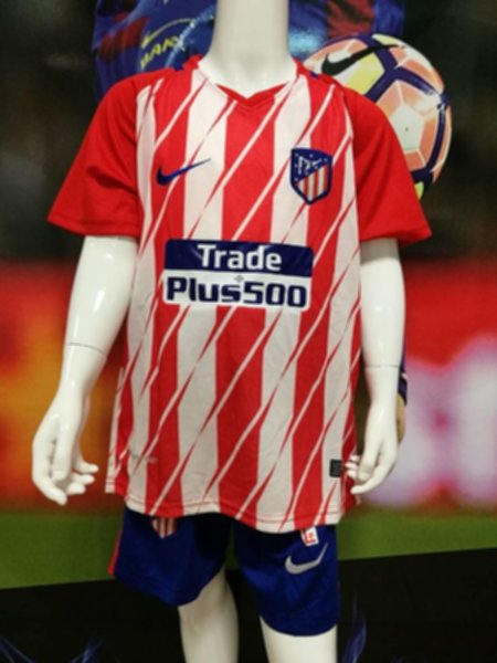 форма детская Atletico Madrid №7 GRIEZMANN  домашняя  2017-2018
