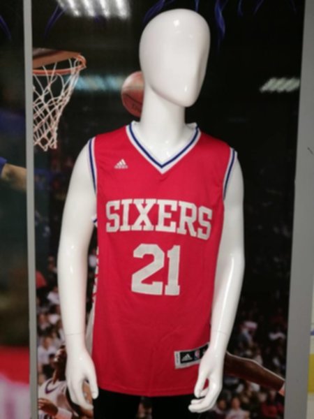 майка баскетбольная  Philadelphia 76ers №21EMBIID  adidas