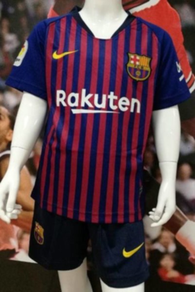 форма детская Barcelona  домашняя  2018-2019