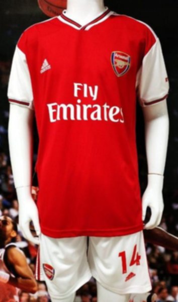 форма Arsenal №14 AUBAMEYANG  2019-2020  домашняя