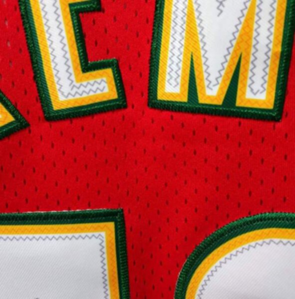 майка баскетбольная  Seattle Supersonics №40  Kemp  Mitchell & Ness
