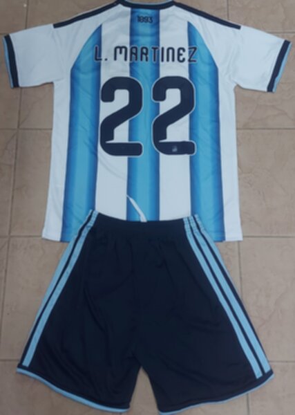 форма  сборной Аргентины №22 L.Martinez,World Cup 2026,полиэстер 100% 