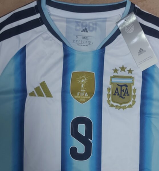 форма  сборной Аргентины №9 J.Alvarez,World Cup 2026,полиэстер 100% 