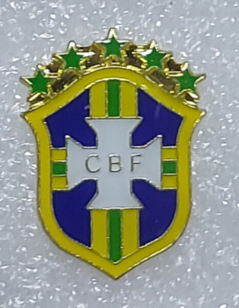 значок Brasil №0158 металл и полимерная смола