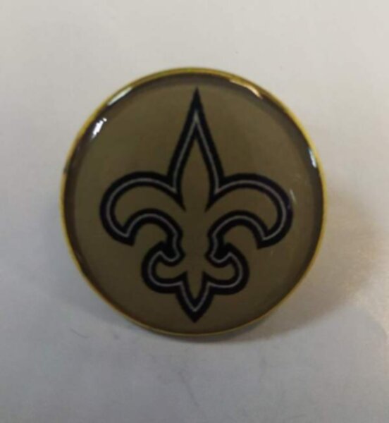 значок New Orleans Saints  №0249  2,5 см  металл+полимерная смола