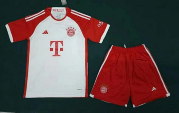 форма детская Bayern Munchen  2023-2024  домашняя полиэстер 100%