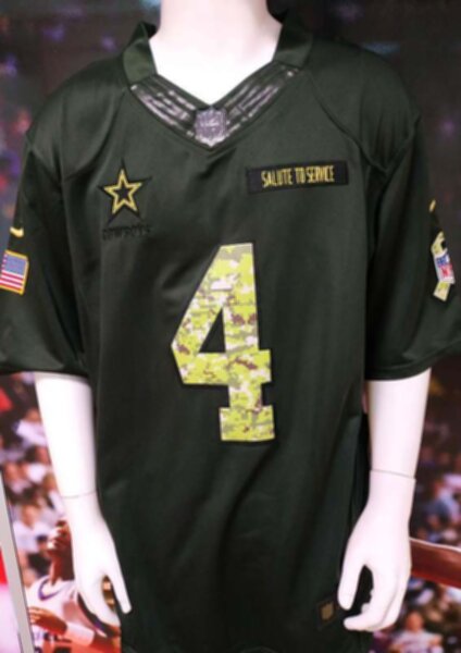 майка для американского футбола Dallas Cowboys №4 PRESCOTT 