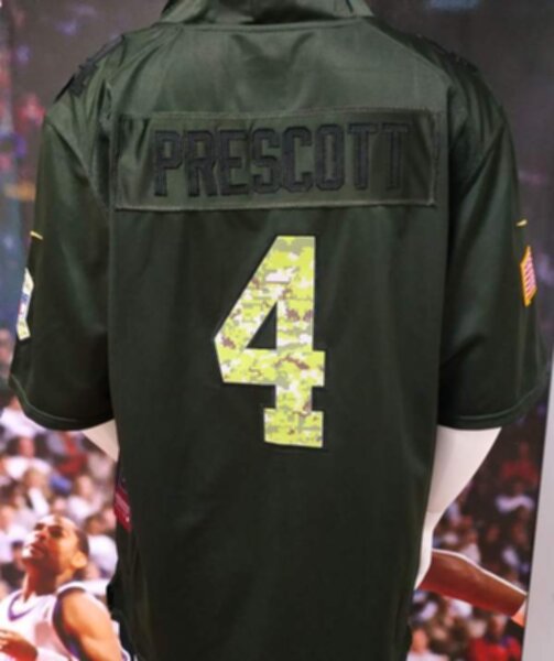 майка для американского футбола Dallas Cowboys №4 PRESCOTT 